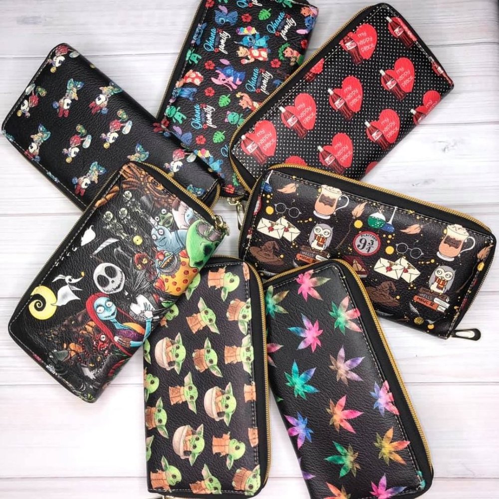 Baby Yoda Custom PU Leather Wallet - NEW